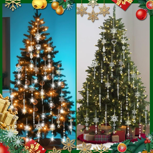 Alt view image 4 of 7 - 21Pcs Christmas Tree Ornaments Hanging Decorations for Xmas New Year Party