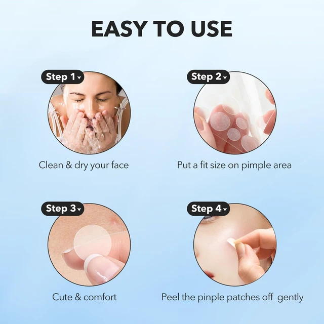 Alt view image 7 of 7 - QUSTERE Pimple Patches for Face, Hydrocolloid Acne Patches, Cute Round Shape Zit Covers, Spot Stickers with Tea Tree, Salicylic Acid & Cica Oil| 2 Sizes (9mm, 12mm) |288 Count