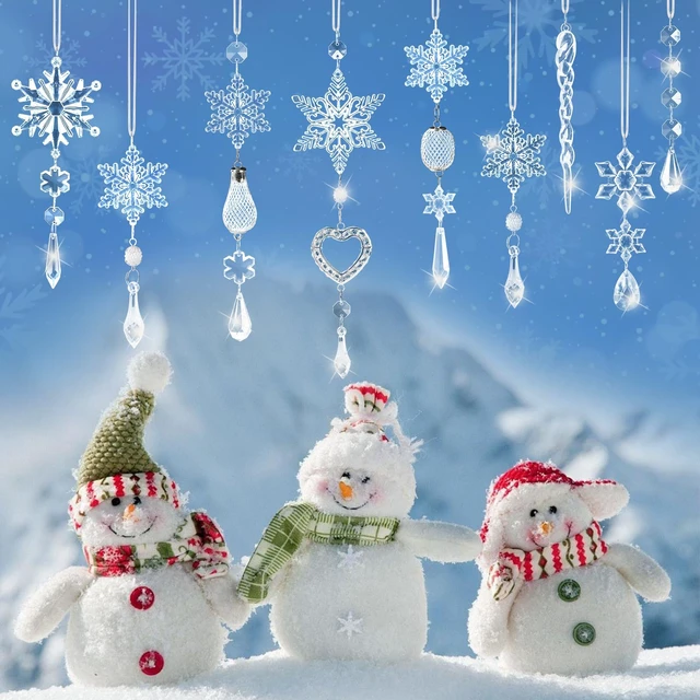 Alt view image 7 of 7 - 21Pcs Christmas Tree Ornaments Hanging Decorations for Xmas New Year Party