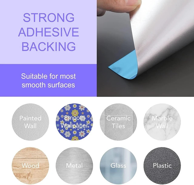 Alt view image 2 of 6 - 12PCS 8''x6'' Self Adhesive Acrylic Mirror Tiles Non Glass Mirror Paper