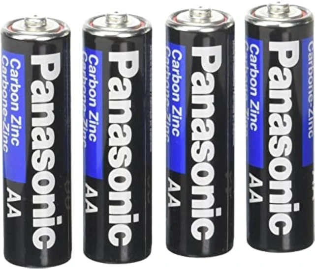 Main image of 4pc Panasonic AA Batteries Super Heavy Duty Power Carbon Zinc Double A Battery 1.5v