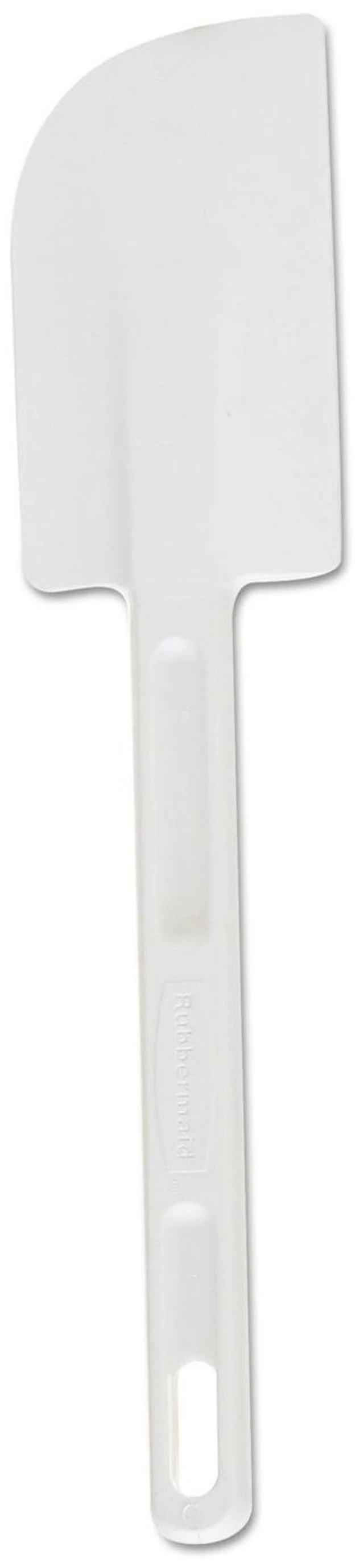 Main image of Rubbermaid Commercial Products Cold Temperature Scraper Spatula, White, 9.5 Inch, Clean-Rest Design