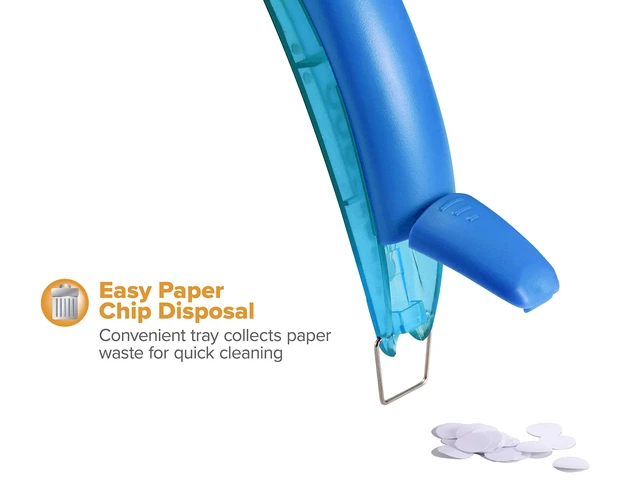 Alt view image 4 of 6 - Bostitch Office inLIGHT Reduced Effort One-Hole Punch, One Unit per Package, Assorted Colors, No Color Choice (2401)
