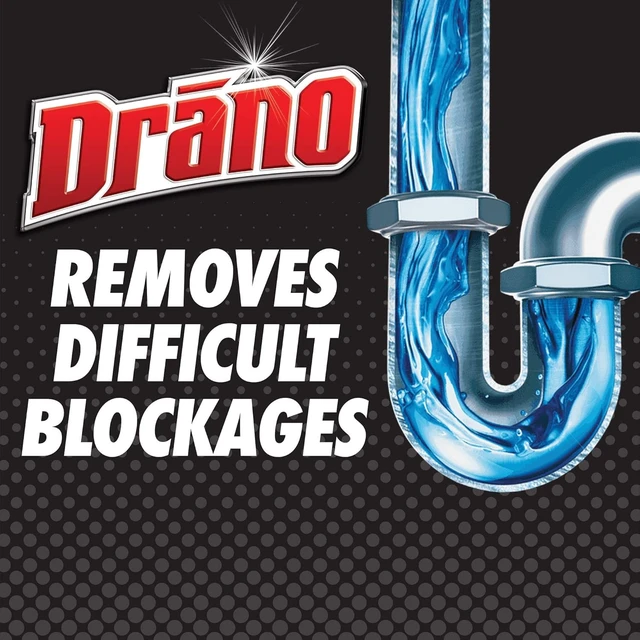 Alt view image 3 of 7 - Drano Liquid Drain Cleaner & Clog Remover, Hair & Soap Scum Cleaner, 32 oz