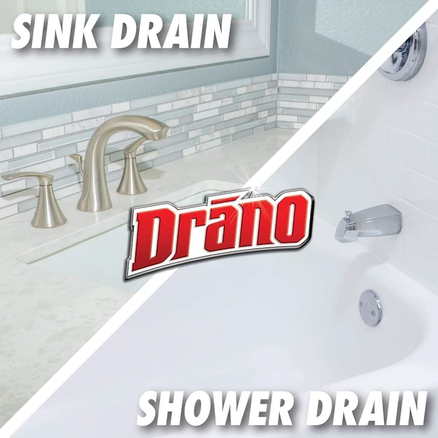 Alt view image 5 of 7 - Drano Liquid Drain Cleaner & Clog Remover, Hair & Soap Scum Cleaner, 32 oz