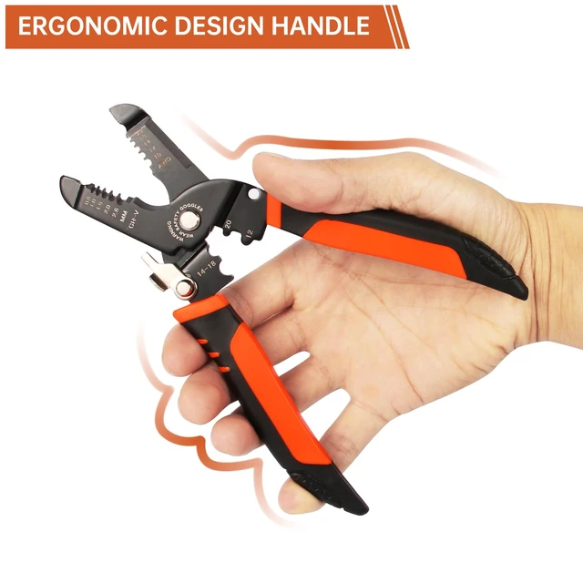 Alt view image 7 of 7 - Wire Stripper, 3-rd Generation Wire Strippers or Crimping Tool, 5-IN-1 Wire Crimper or Cutter, 10-20 AWG Electric Wire, Multi-Function Hand Tools