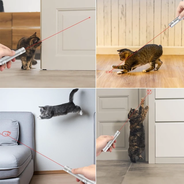 Alt view image 4 of 7 - TBTeek Cat Toys, Rechargeable, 3 Light Modes & 5 Fun Patterns