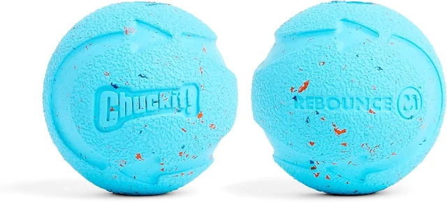 Main image of Chuckit! Rebounce Ball Dog Toy, Medium 2.5 Inch, for Dogs 20-60 lbs, Blue