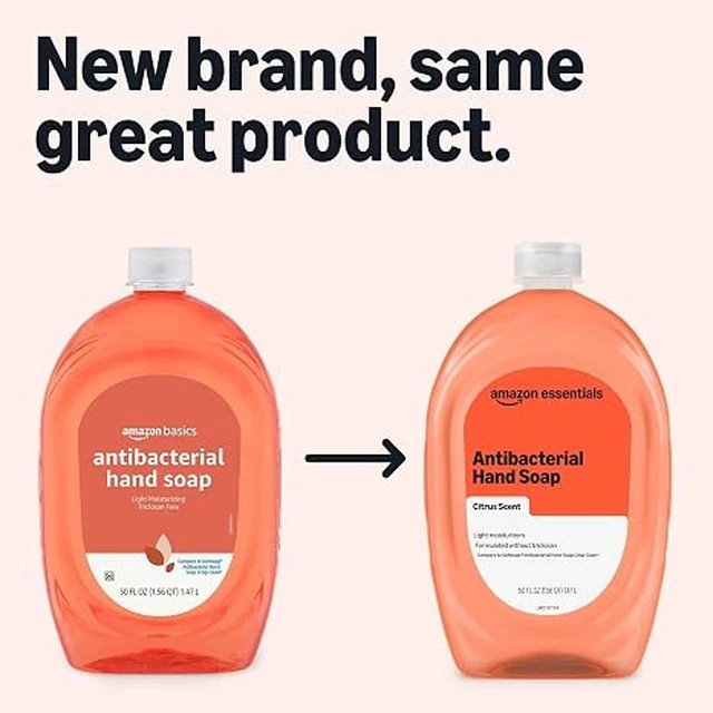 Alt view image 3 of 6 - Amazon Basics Liquid Hand Soap Refill, Light Moisturizing, Triclosan-Free, Phthalate-Free, Paraben-Free, Citrus, 50 Fl Oz (Pack of 1) (Previously Solimo)