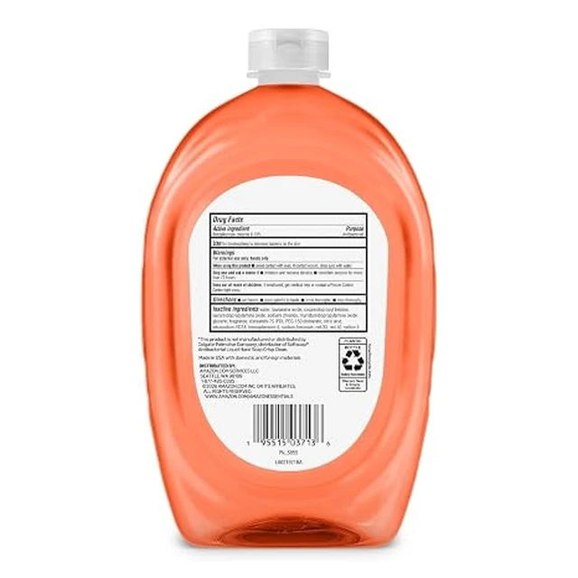 Alt view image 2 of 6 - Amazon Basics Liquid Hand Soap Refill, Light Moisturizing, Triclosan-Free, Phthalate-Free, Paraben-Free, Citrus, 50 Fl Oz (Pack of 1) (Previously Solimo)