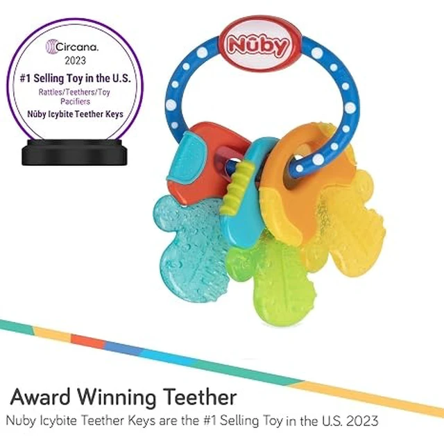 Alt view image 2 of 5 - Nuby Ice Gel Teether Keys