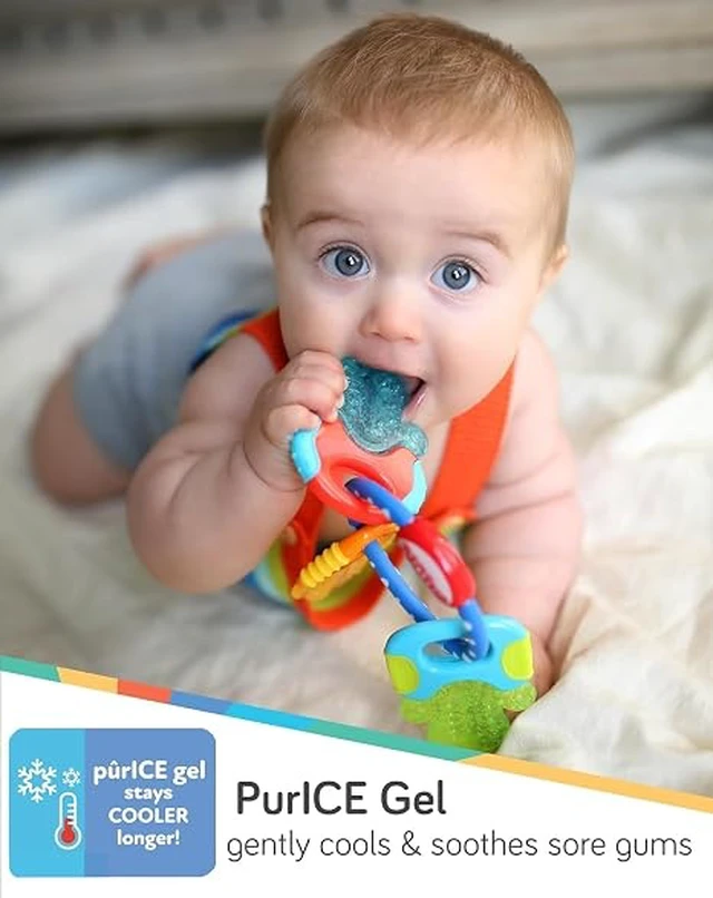 Alt view image 5 of 5 - Nuby Ice Gel Teether Keys