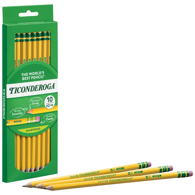 Alt view image 5 of 7 - Ticonderoga Wood-Cased Pencils, Pre-Sharpened