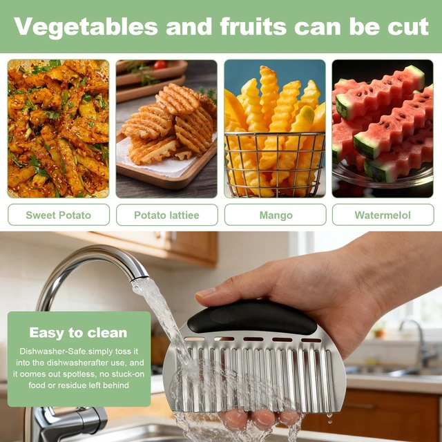 Alt view image 7 of 7 - Stainless Steel Onion Holder for Slicing & Crinkle Cutter, for Home Kitchen