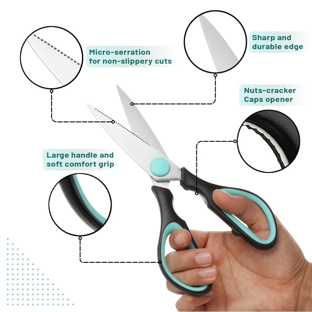 Alt view image 3 of 7 - Mr. Pen- All Purpose Kitchen Shears with Protective Sheath, 8 Inch