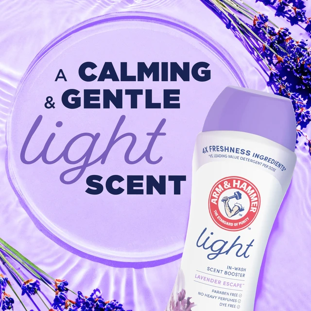 Alt view image 5 of 7 - ARM & HAMMER Light Laundry Scent Booster, Lavender Escape, 24 Oz
