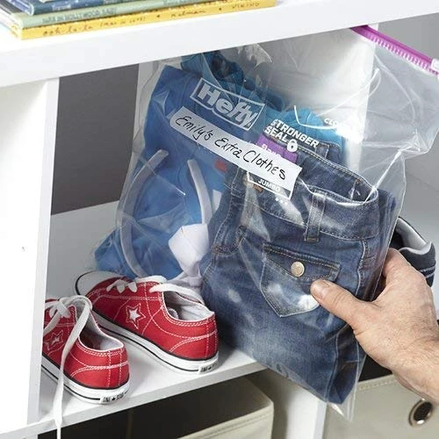Alt view image 7 of 7 - Hefty Slider Jumbo Storage Bags, Extra Large 2.5 Gallon Size, 12ct