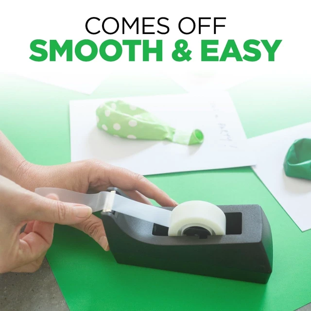 Alt view image 5 of 7 - Scotch Desktop Tape Dispenser, Black, 2.7 in. x 2.7 in. x 6.4 in., 1 Tape Dispenser, Polystyrene (PS)