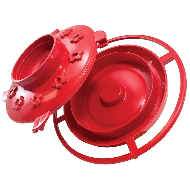 Alt view image 3 of 6 - First Nature Hummingbird Feeder 32 oz Red