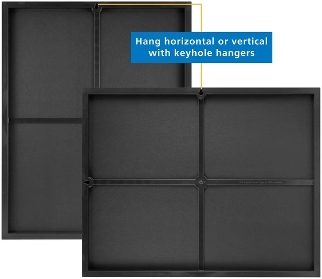 Main image of Mainstays Format Frames 16 x 20 Front-Loading Picture Frame, Black, Wall or Tabletop