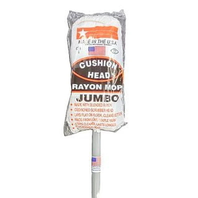 Alt view image 4 of 4 - Cushion Head Jumbo Rayon Mop