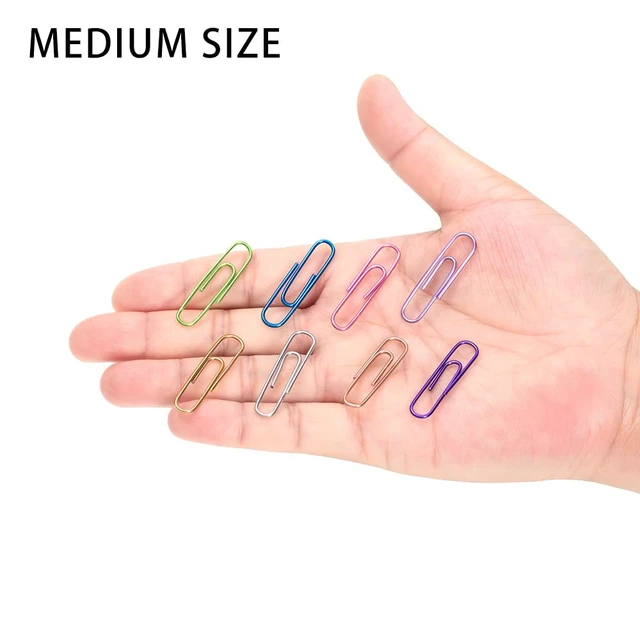 Alt view image 3 of 7 - Paper Clips, 240pcs Medium Size Colored PaperClips