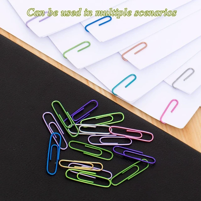 Alt view image 5 of 7 - Paper Clips, 240pcs Medium Size Colored PaperClips