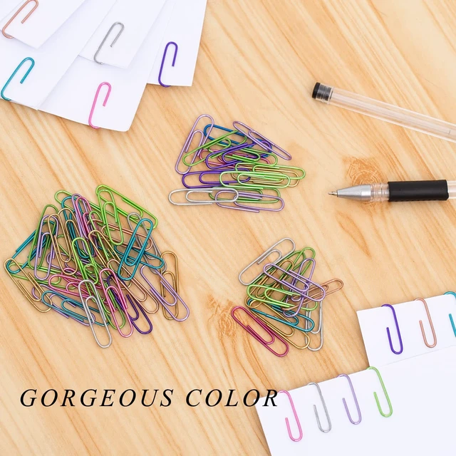 Alt view image 6 of 7 - Paper Clips, 240pcs Medium Size Colored PaperClips