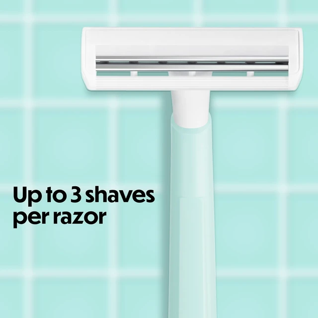 Alt view image 5 of 7 - BIC Silky Touch Womens Disposable Razors, 2-Blade, Travel Covers, 18-Pack