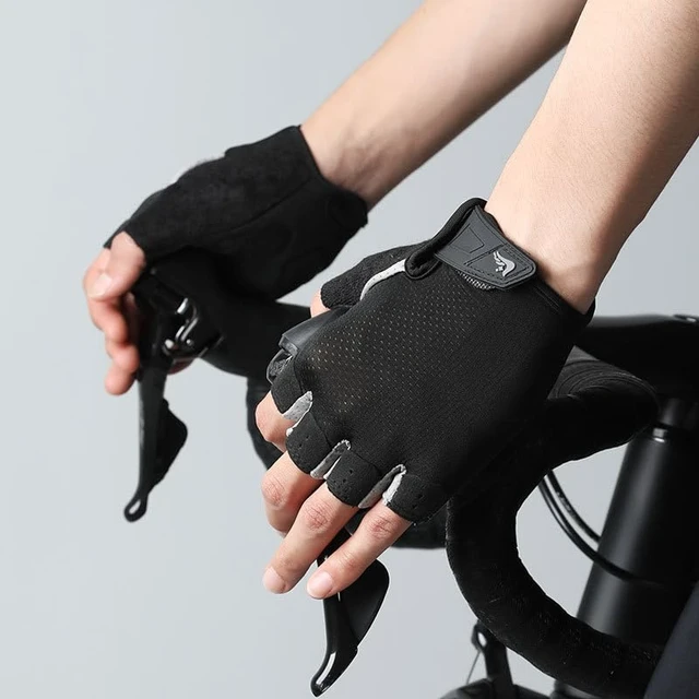 Alt view image 6 of 7 - Half-Finger Workout Gloves Unisex - Anti Slip Exercise Gloves Gym Training