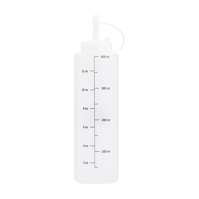 Alt view image 2 of 6 - (6 pack) Expert Grill Plastic 14-Ounce Oil and Vinegar Dispensing Squeeze Bottle,8.8x 2.3 x 2.3