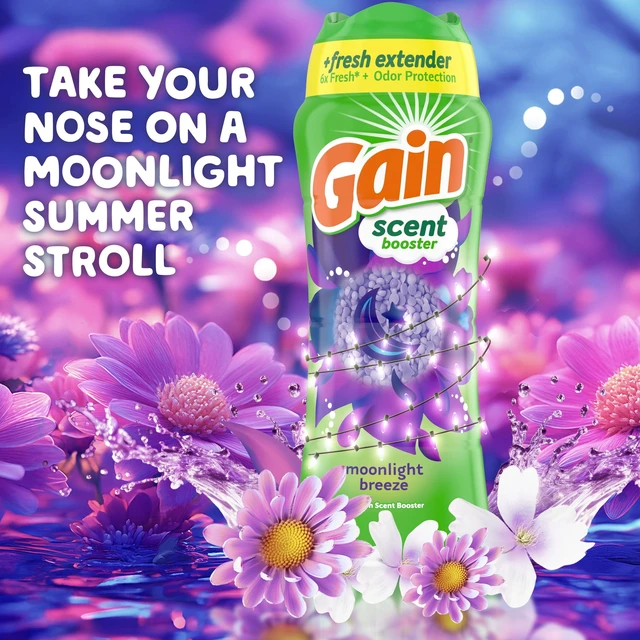 Alt view image 2 of 6 - Gain Fireworks Laundry Scent Booster Beads, Moonlight Breeze Scent, 12.2 oz