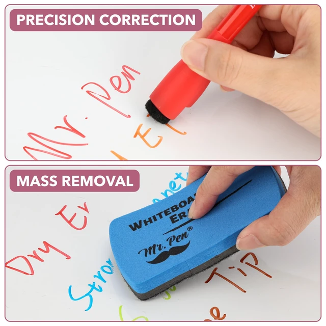 Alt view image 3 of 6 - Mr. Pen- Magnetic Dry Erase Markers, 12 Pack with Whiteboard Eraser