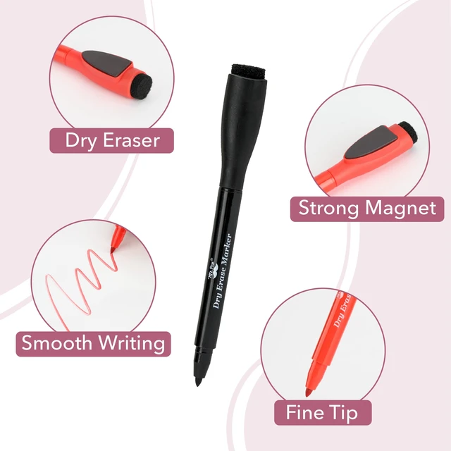 Alt view image 4 of 6 - Mr. Pen- Magnetic Dry Erase Markers, 12 Pack with Whiteboard Eraser