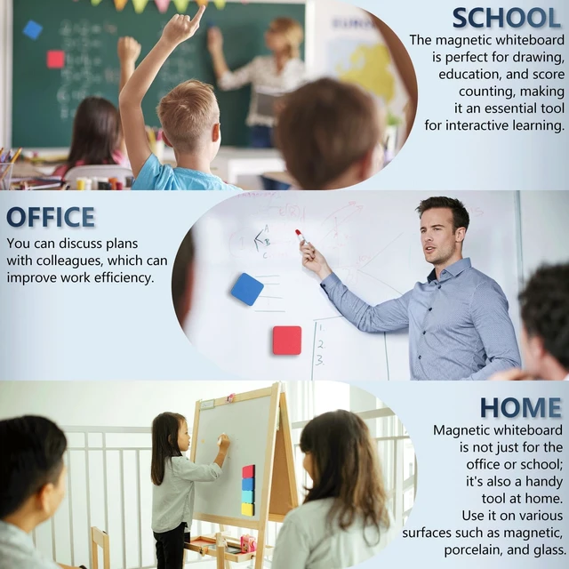 Alt view image 7 of 7 - XKDOUS 12 Pack Magnetic Whiteboard Dry Erase Erasers for Classroom, Office