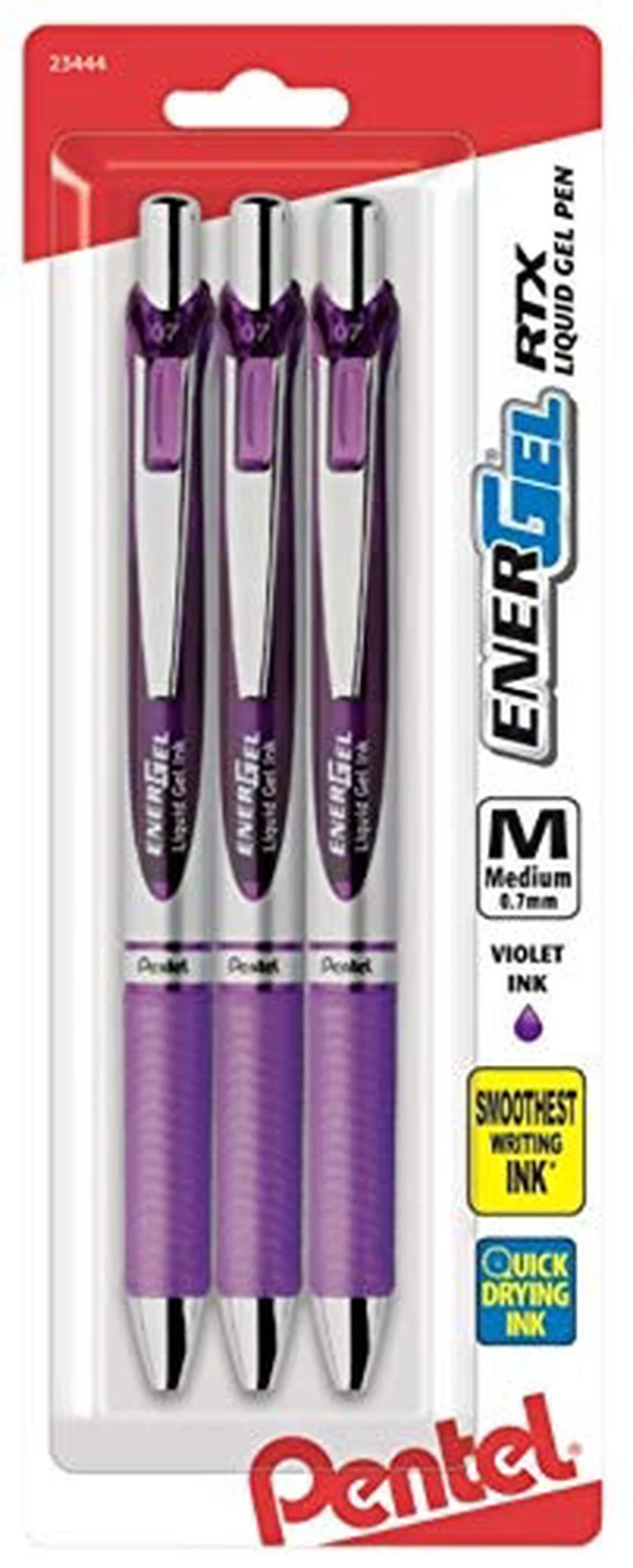 Alt view image 5 of 5 - Pentel 756260 EnerGel RTX Retractable Gel Pens Medium