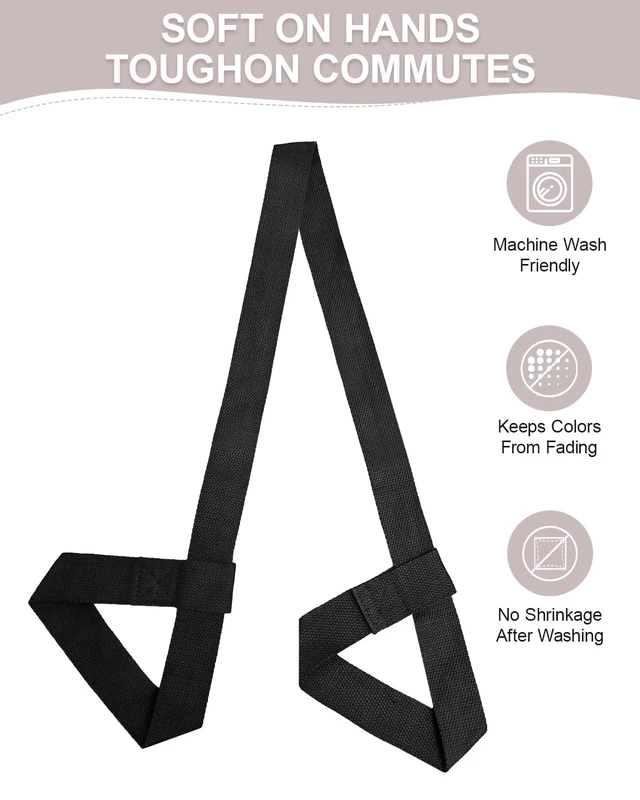 Alt view image 2 of 7 - Yoga Mat Strap Carrier with Adjustable Hook-and-Loop for Most Mats