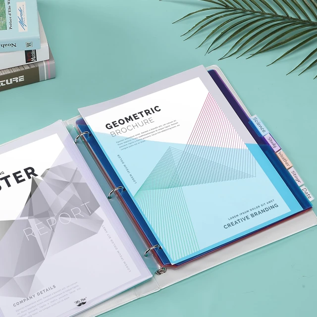 Alt view image 5 of 7 - Mr. Pen- Binder Dividers with Pockets and Tabs, 8 Pack