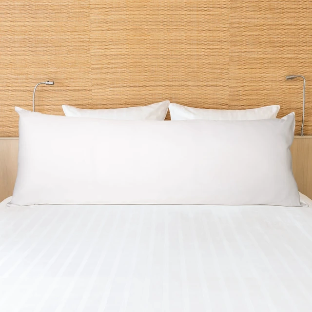 Alt view image 4 of 6 - Mainstays Body Pillow, 20 in x 54 in, White, Hypoallergenic
