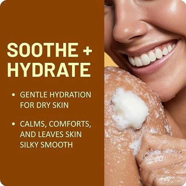 Alt view image 5 of 6 - St. Ives Oatmeal & Shea Butter Body Wash, Soothing Body Care with 100% Natural Extracts, Moisturizing Body Soap, Daily Shower Gel Cleanser with Comforting Warm Fragrance, 22oz