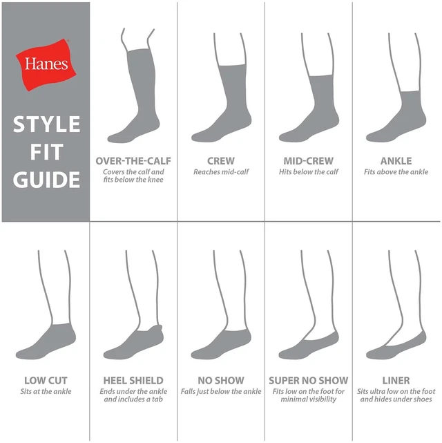 Alt view image 4 of 6 - Hanes Men's Double Tough Durability Ankle Socks, Big & Tall, 12-Pack, Size 12-14