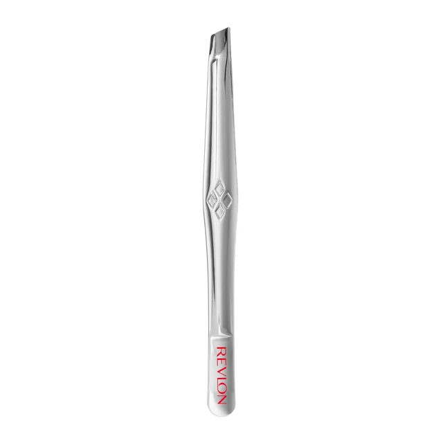Alt view image 2 of 7 - Revlon Slant Tip Tweezer, Silver, 1 Count