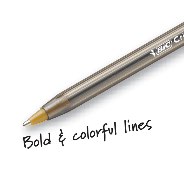 Alt view image 5 of 6 - BIC Cristal Xtra Bold Ballpoint Pens, Bold Point, 1.6 mm, 24-Count Pack