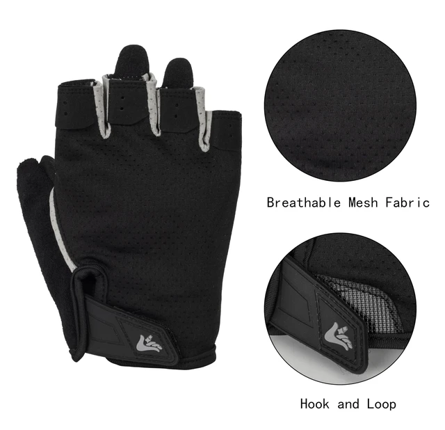 Alt view image 2 of 7 - Workout Gloves for Men Women, Anti Slip Breathable Weight Lifting Gloves for Gym Exercise, Cycling, Fitness, Training