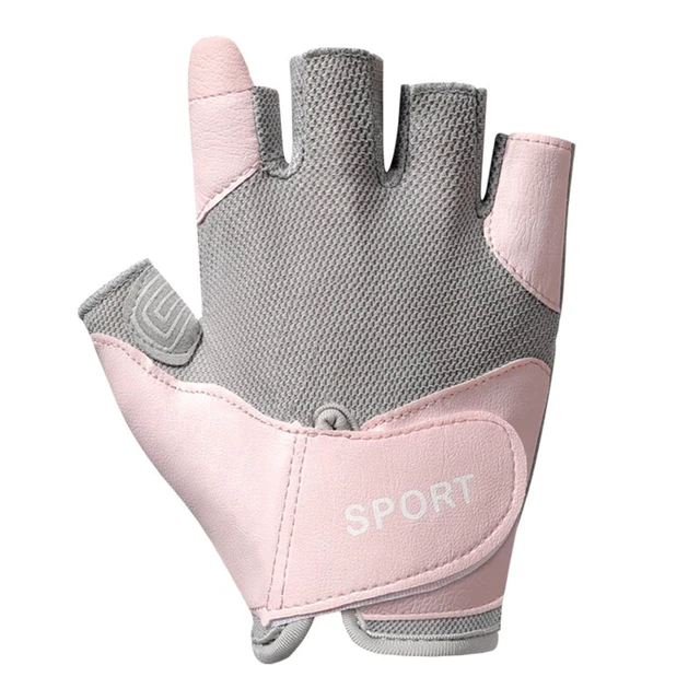 Alt view image 5 of 5 - Workout Gloves for Women Men - Half Finger Gym Gloves Weight-Lifting Gloves