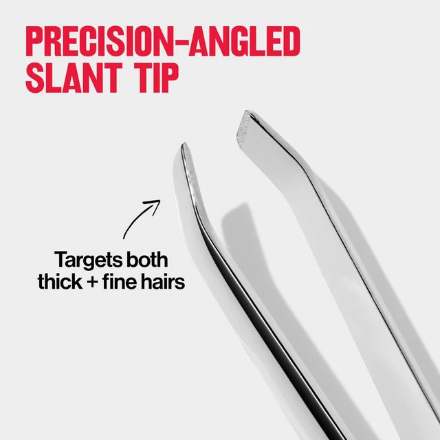 Alt view image 5 of 7 - Revlon Slant Tip Tweezer, Silver, 1 Count