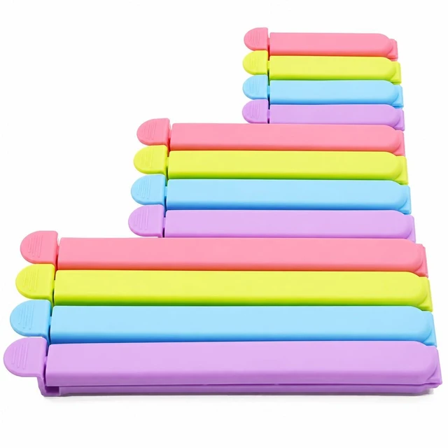 Main image of Tmflove 12 PCS Sealing Clips for Food and Snack Bag(2.75 in, 4.33 in, 6.29 in)