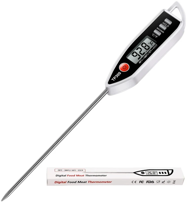 Main image of Meat Food Thermometer, Digital Candy Cooking Thermometer, Kitchen Cooking Thermometer Instant Read for BBQ Grill, Oil, Milk, Bath Water, Deep Fry, Candle Temperature