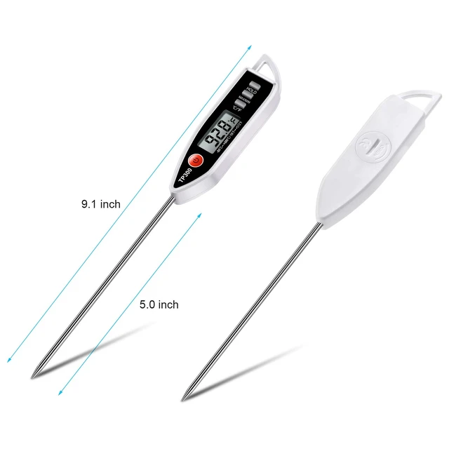 Alt view image 6 of 7 - Meat Food Thermometer, Digital Candy Cooking Thermometer, Kitchen Cooking Thermometer Instant Read for BBQ Grill, Oil, Milk, Bath Water, Deep Fry, Candle Temperature