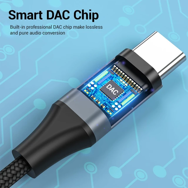 Alt view image 4 of 6 - 2pcs USB C to 3.5mm Female Headphone Jack Adapter